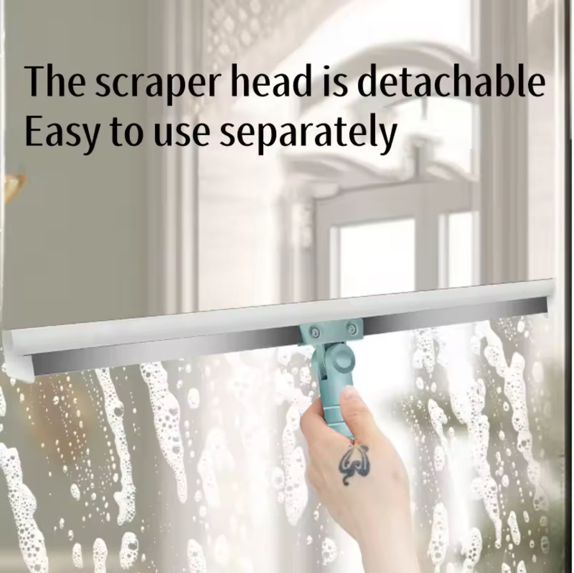 Adjustable 180° Silicone Cleaning Mop