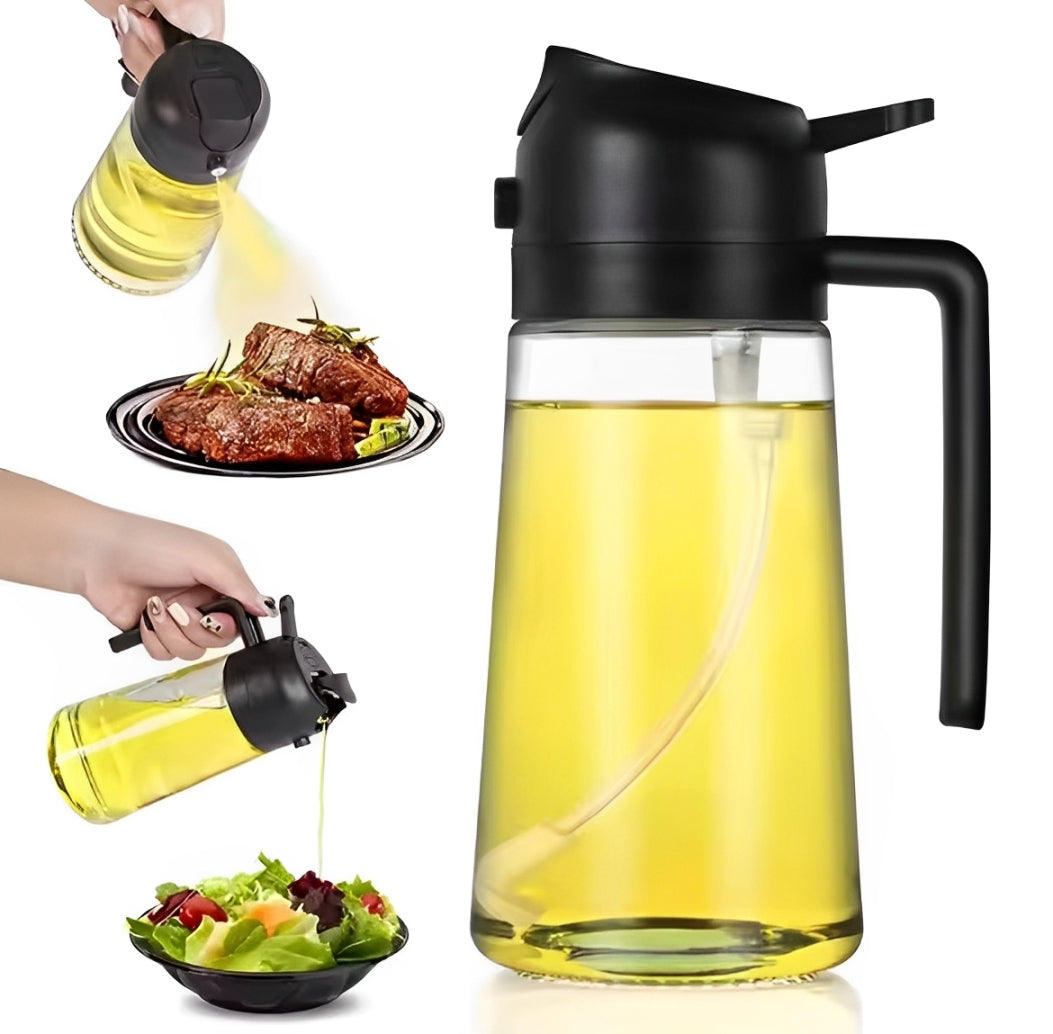 2-in-1 Oil Spray & Pour Bottle