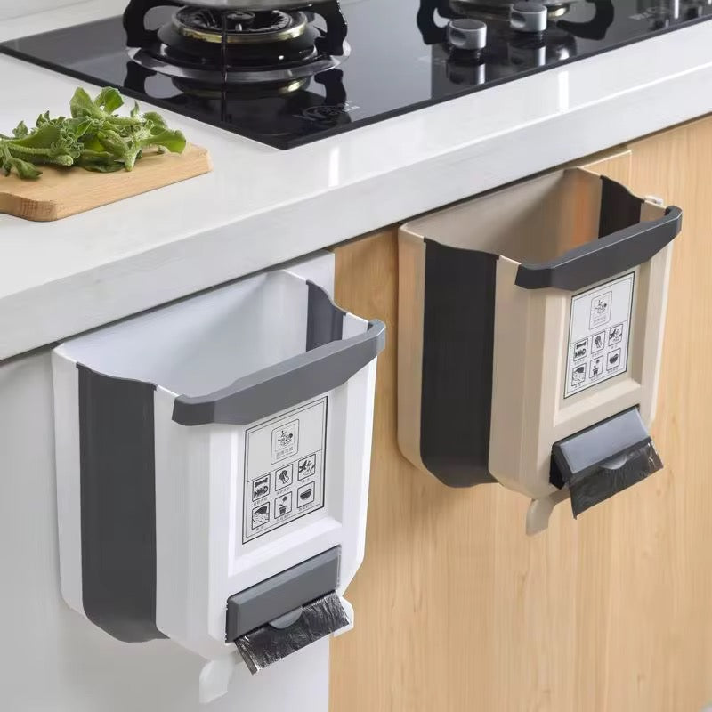 Kitchen hanging garbage