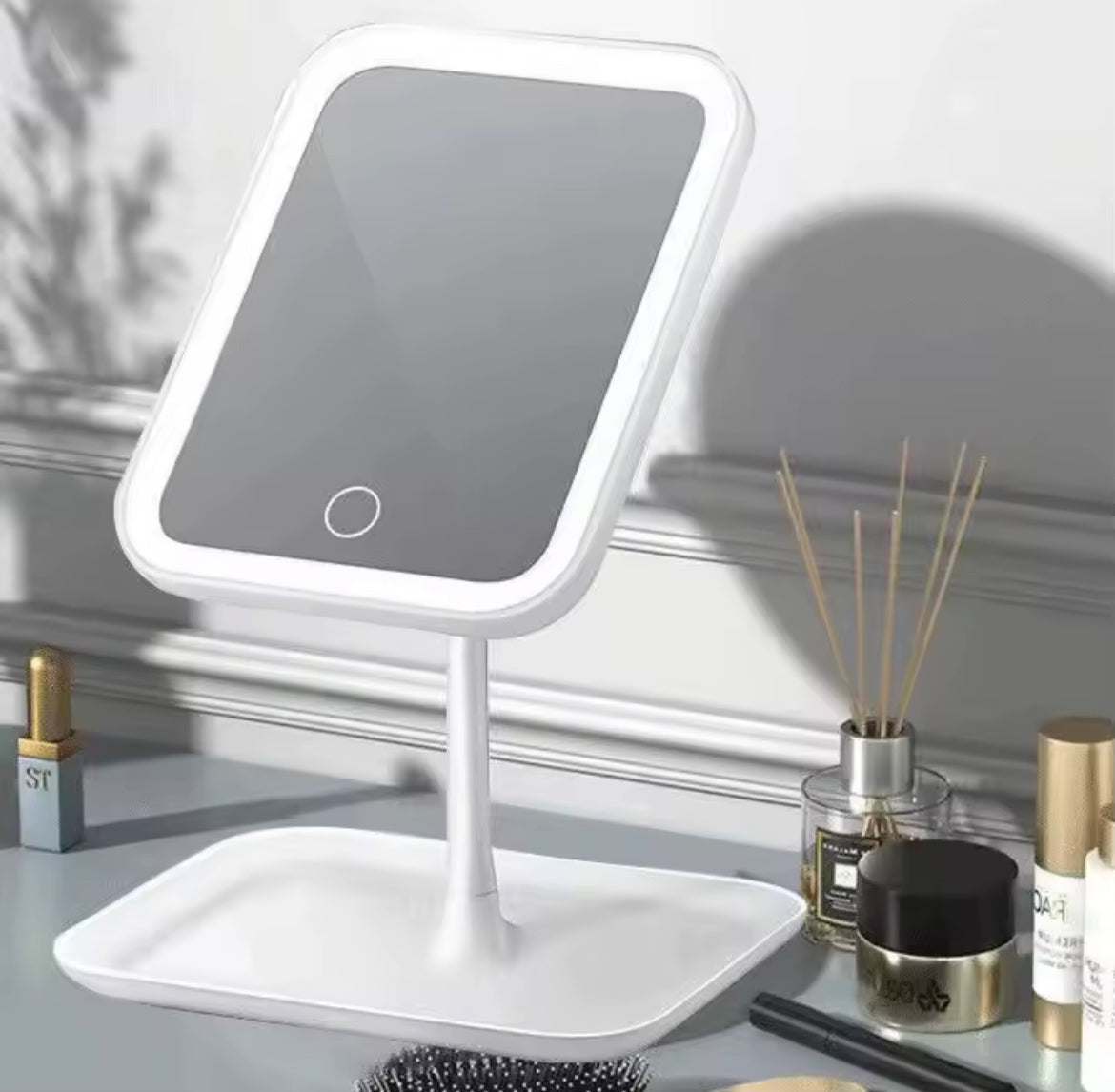 Rechargeable LED Makeup Mirror