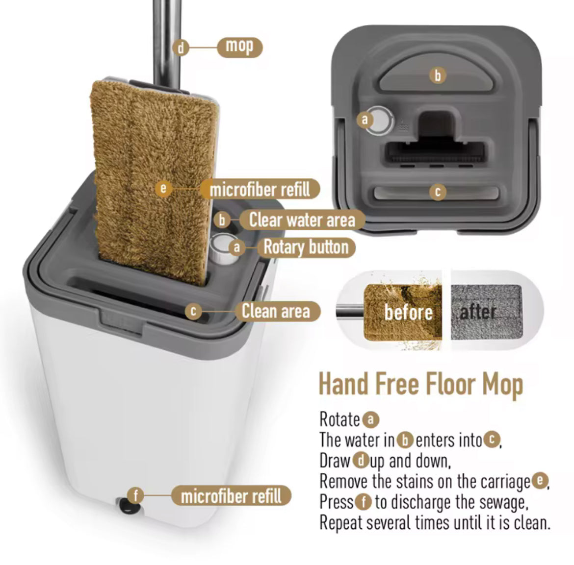 Microfiber Cleaning Mop